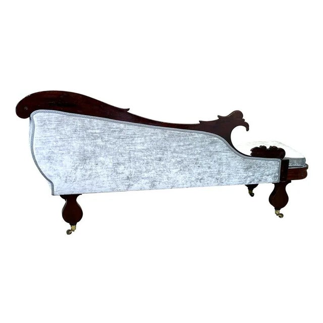 Regency Mahogany Chaise Longue, 1820 For Sale - Image 11 of 12