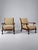Beige Swedish Art Deco Birch Lounge Chairs, 1930s, Set of 2 For Sale - Image 8 of 8