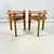 American Vintage Americana Rustic Southwestern Cedar Two Tiered Side Tables - A Pair. For Sale - Image 3 of 11