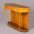 Brown Mid Century Italian Blond and Rosewood Console With Carved Detail For Sale - Image 8 of 12