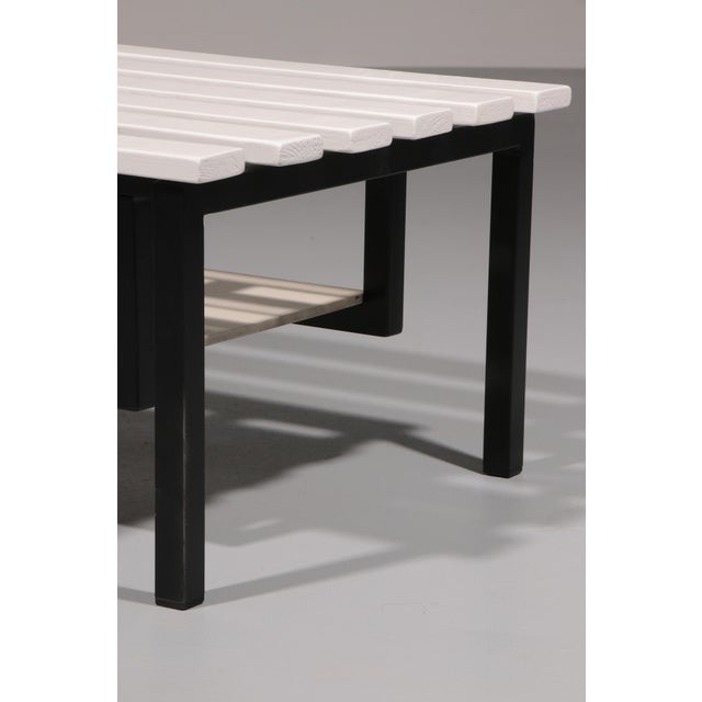 A stylish and timeless bench, inspired by the style of Mart Visser. Crafted in the Netherlands in the 1950s, it is perfect...