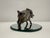 1970s Solid Sterling Silver Wild Boar / Hog Desk Sculpture (925) – 190g – 6" – Mirror Display Base For Sale - Image 9 of 17