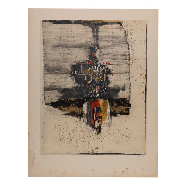 Johnny Friedlaender, Composition, Etching For Sale