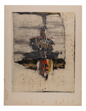 Johnny Friedlaender, Composition, Etching