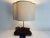 Brown Asian Carved Wood Dragon Roof Tile Lamp & Shade For Sale - Image 8 of 15