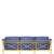 A custom-made Jerome sofa from the Jerome Collection by Michael Taylor Designs, produced in 2017 in a warm Reed Brass...