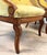 Vintage Neoclassical Gold Stripped Mahogany Barrel Club Chairs - A Pair For Sale - Image 11 of 11