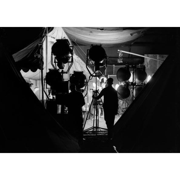 Elstree Studios 27th January 1930: A performance is filmed at the British International Film Studios at Elstree, near...