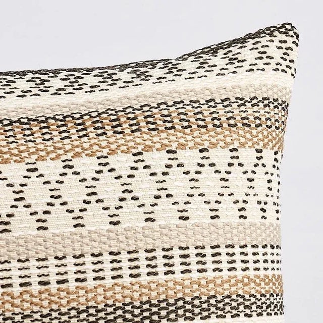 This pillow features Fremont Indoor/Outdoor with a knife edge finish. Don’t be fooled by this rich, geometric woven...