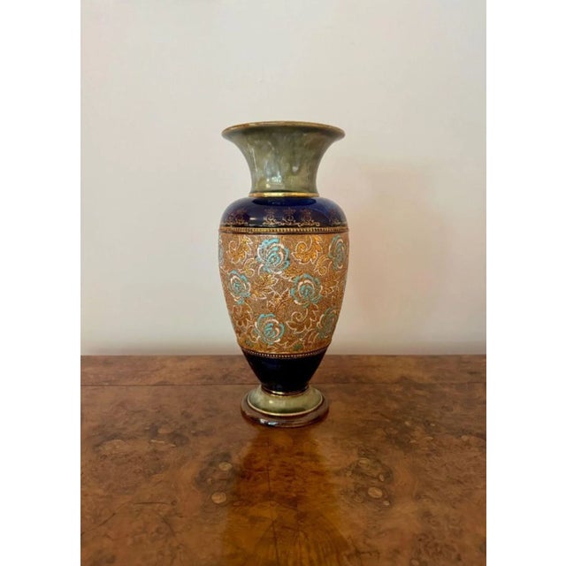 Ceramic Large Antique Vase from Royal Doulton, 1900s For Sale - Image 7 of 7
