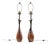 Tony Paul for Westwood Industries Mid Century Walnut and Brass Lamps - Pair For Sale