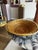 Hollywood Regency Italian Pencil Reed Rattan Bowl With Brass Trim, 14.75 In For Sale - Image 3 of 5