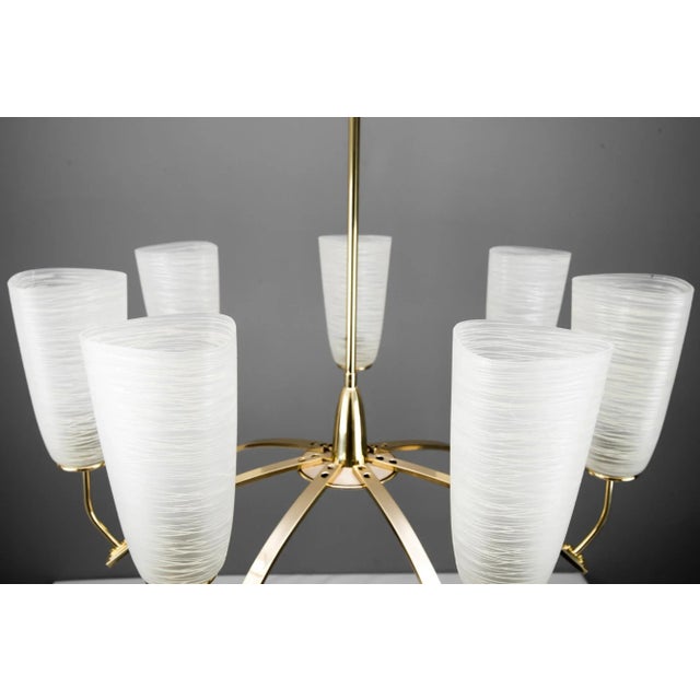 Mid-Century Modern Italian Chandelier, 1960s For Sale - Image 3 of 10