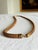 Mid-Century Modern Vintage 1980s Italian Style Bronze Tone Woven Mesh Rope Collar Necklace For Sale - Image 3 of 15