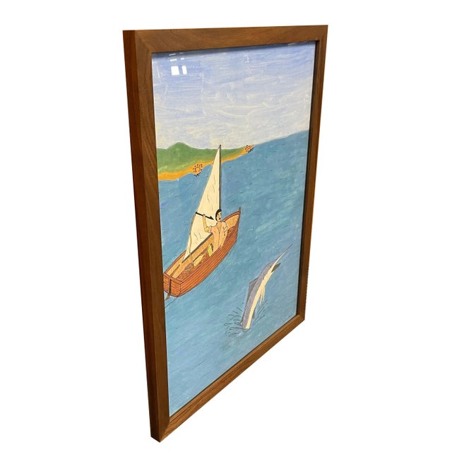 Illustration Illustration of "The Old Man and the Sea" For Sale - Image 3 of 11