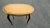 Brown Parquetry French Style Inlaid Accent Oval Table/Desk,side and Center Table For Sale - Image 8 of 10