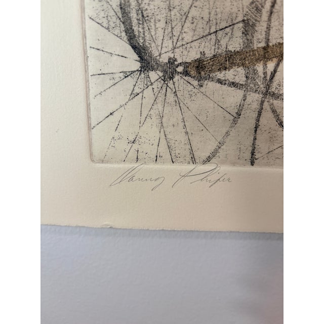 Late 20th Century Danny Phifer "Decorated Perambulator" Signed Limited Edition Original Etching 13/300 For Sale - Image 4 of 16