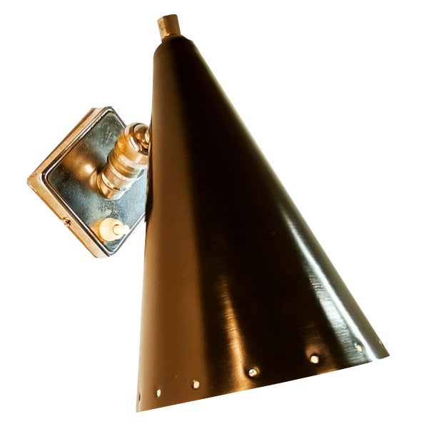 Wall Light with Adjustable Joint and Switch on the Base For Sale