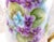 Mid-Century Modern 1940s Purple Floral Chocolate Pot With Ornate Gold Handle For Sale - Image 3 of 12