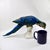 Mid-Century Royal Dux Porcelain Perching Macaw Parrot For Sale - Image 14 of 14