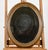 Antique Oval Golden Frame with Mirror, Italy, 1890s For Sale - Image 5 of 6