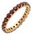 Garnet 3mm Eternity Band Ring | Minimalist Stacking Dainty Band Ring Us 7 For Sale