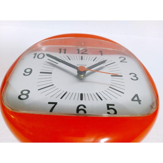 Vintage Gorenje Wall Clock, 1970s For Sale - Image 9 of 14