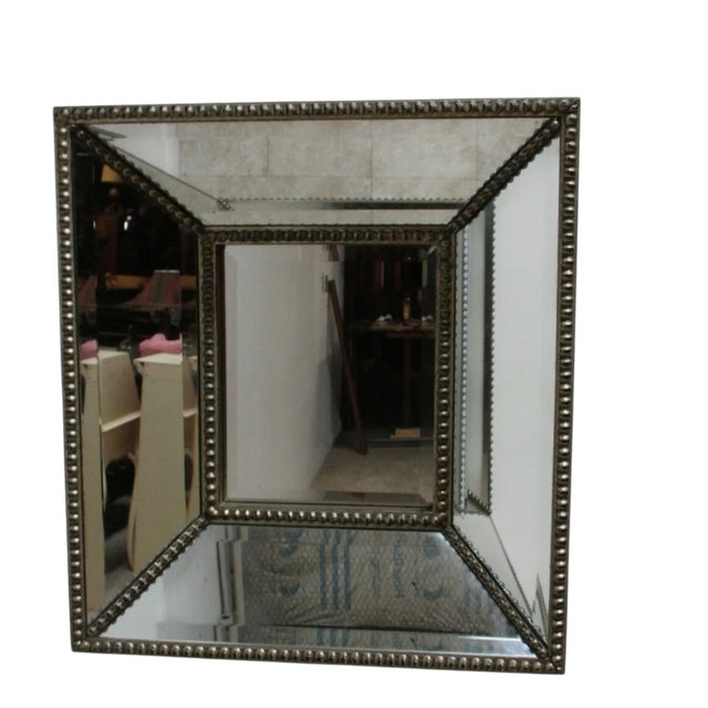 Glass John Richard Venetian Window Box Hanging Wall Mirror For Sale - Image 7 of 8