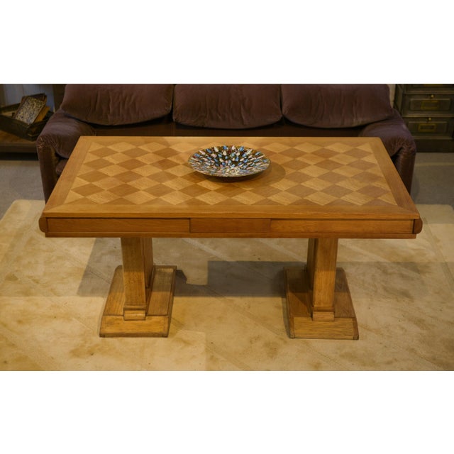 Vintage Oak Table, 1940s For Sale - Image 10 of 15