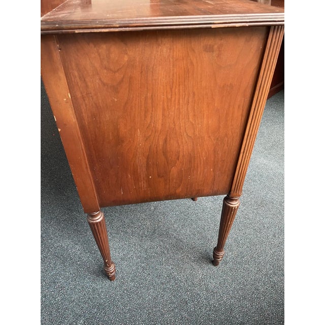 Vintage 1930s Federal Revival Mahogany Buffet Sideboard For Sale - Image 15 of 17