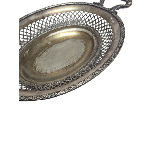 Art Nouveau Fruit Bowl on Stand by Fraget, Poland, 1900s For Sale - Image 9 of 14