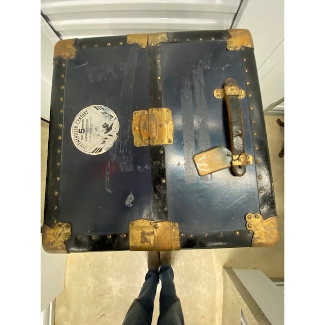 1920s Upright Antique Steamer Trunk Chairish