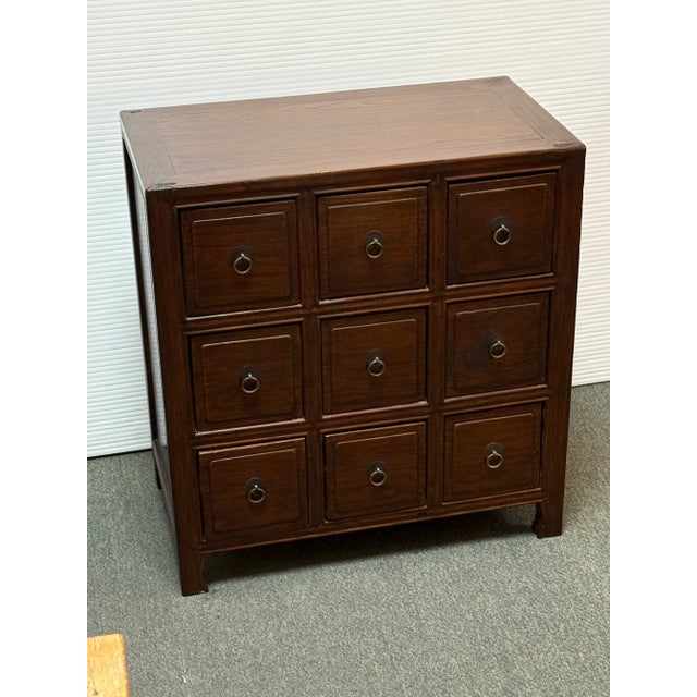 Vintage Chinese Apothecary Chest For Sale - Image 9 of 12