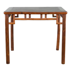 19th Century Chinese Qing Dynasty Period Game Table with Humpback Stretchers