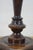 Antique Turned Mahogany Candlestick Trophy Column Table Lamp 28" For Sale - Image 4 of 12