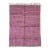 Contemporary Pink Moroccan Handmade Rug - 8.2 X 6.5 Ft For Sale