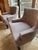 2010s Pair of Gray Tufted Upholstered Club Chairs For Sale - Image 5 of 5