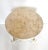 Vintage Neoclassical Round Faux Marble Side Table For Sale - Image 9 of 12