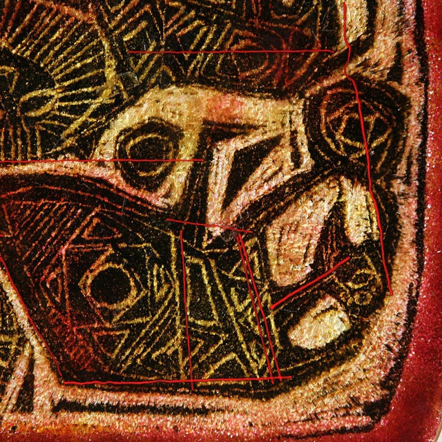 Copper and Enamel Plate attributed to Studio Del Campo, Turin, Italy For Sale - Image 5 of 9