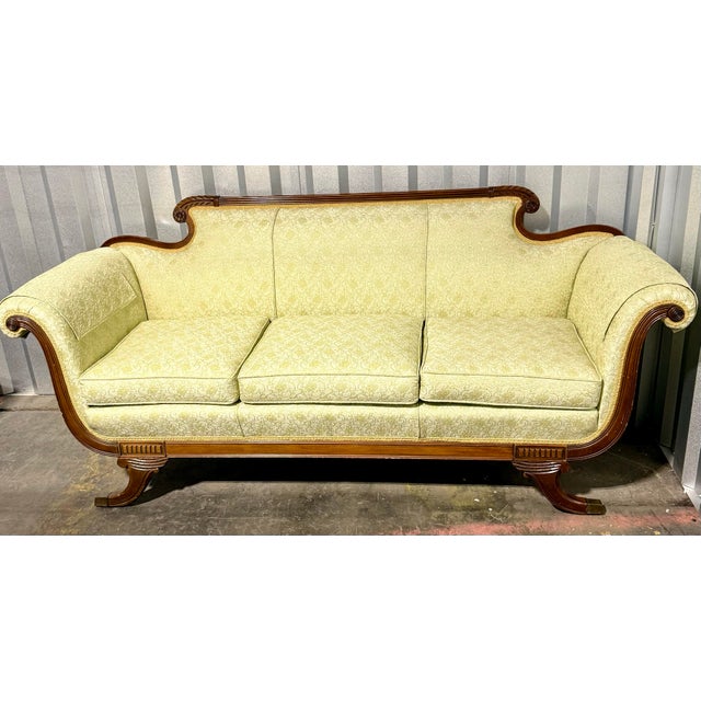 Duncan Phyfe Style Sofa For Sale - Image 10 of 12