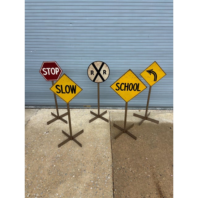 Set of 5 Vintage Instructional School Signs For Sale In Philadelphia - Image 6 of 10