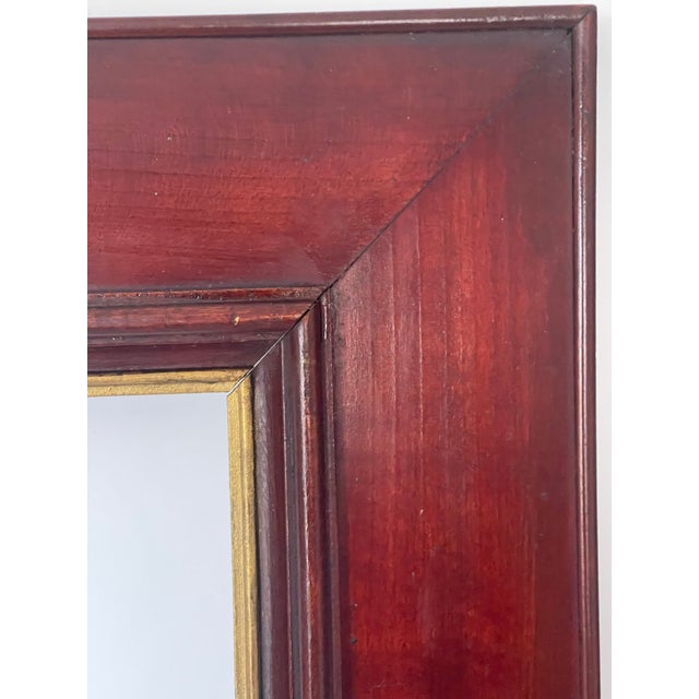 1920s 1920 Art Deco Cherry Wood Frame For Sale - Image 5 of 6