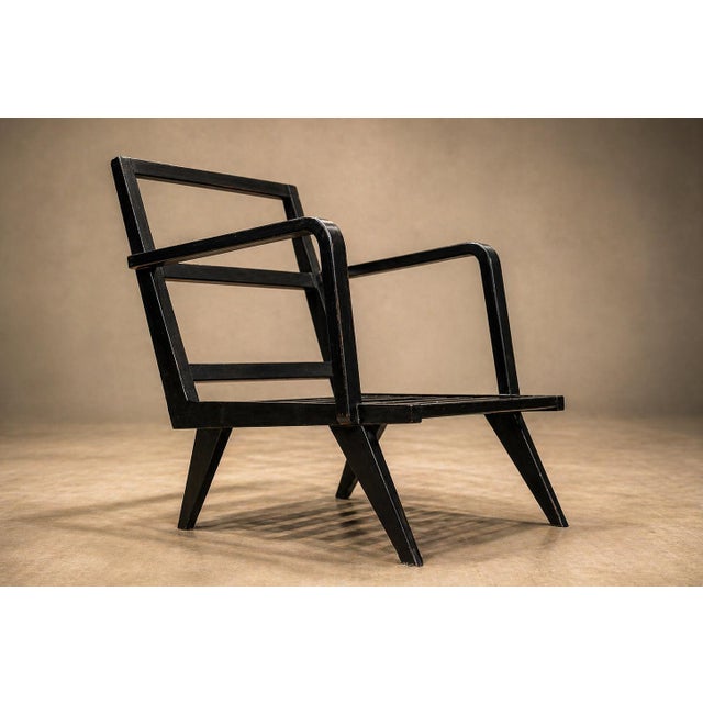 Brazilian Modern Armchair in Hardwood and Bouclé, Unknown, Brazil, 1960s For Sale - Image 13 of 18