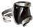 Vintage 1970s Brutalist Modernist Smoky Quartz Statement Ring, Silver-Tone For Sale