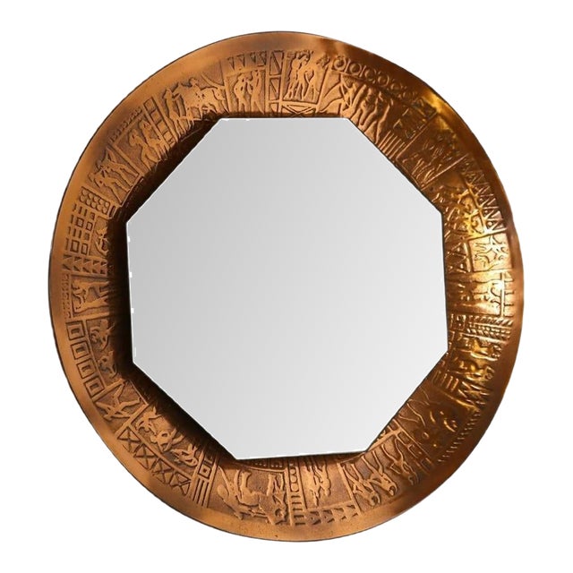 VIntage Mirror by Marco Furgeri, Italy, 1960s For Sale
