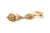 1990s Frank Hess for MIriam Haskell Gold Dangle Clip on Earrings 1990's, A Pair For Sale - Image 5 of 7