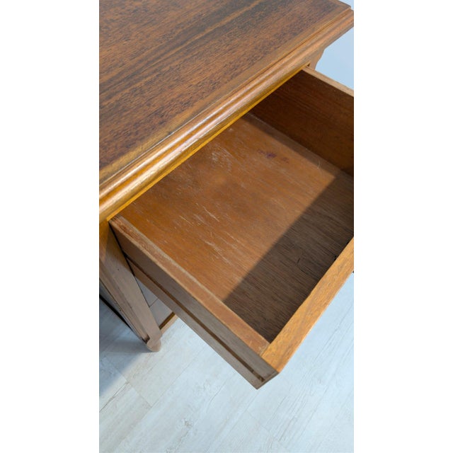 Brown Vintage Danish Teak Desk, 1960s For Sale - Image 8 of 18