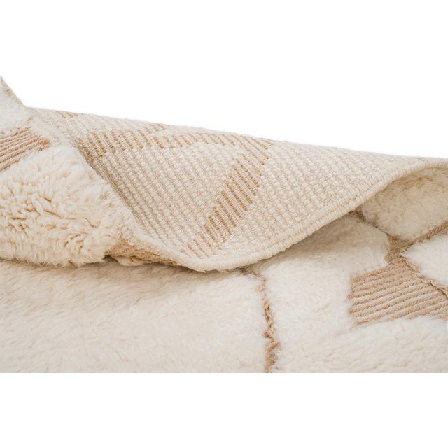 Early 21st Century Hand-Knotted Wool Rug by Azele Studio For Sale - Image 5 of 9
