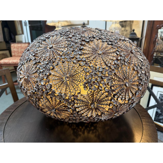 Shell Mosaic Table Lamp For Sale - Image 4 of 12