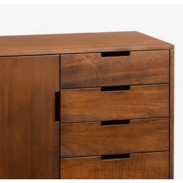 Mid-Century Modern Sheridan Road Solid Wood Server For Sale - Image 3 of 4